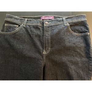 Gloria Vanderbilt Jeans Womens 16W Indigo High-Rise Amanda Stretch Denim‎